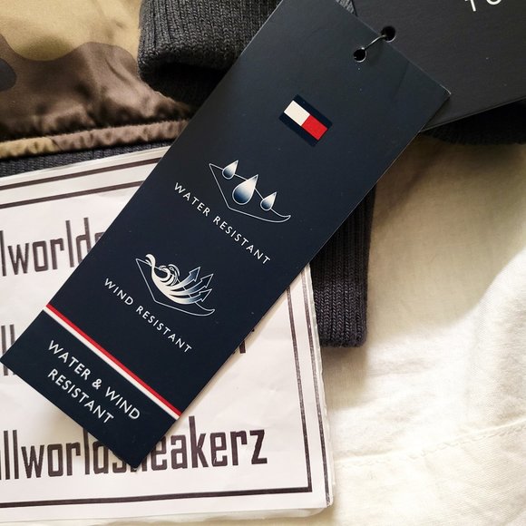 Tommy Hilfiger Camo Military Bomber Jacket 2XL - Picture 7 of 12